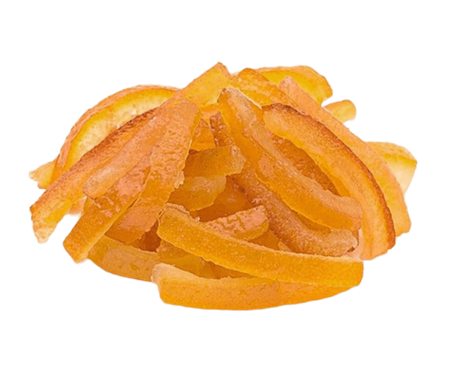 Laranja Cristalizada Em Tiras - 5 Kg da Rock Snack
